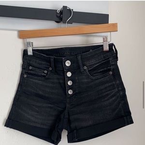American Eagle black shorts